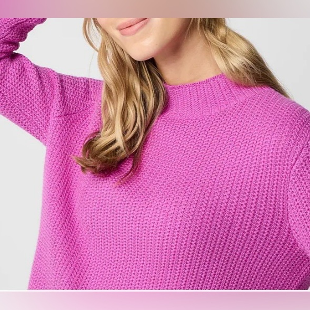 DONATED: J Crew Mock Neck Sweater - Picture 3 of 11
